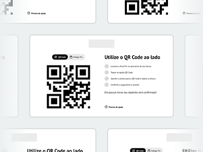 Pay with QR Code design ui ux