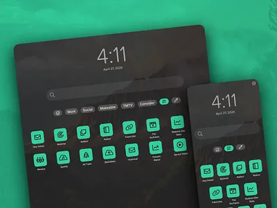 Browser Start Page Web App design ui ux website