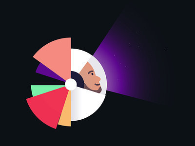 Astratonaut astrato astratonaut astronaut branding data graphic design illustration martin mahler mike waite power bi qlik qlik sense space spaceman thoughtspot vizlib