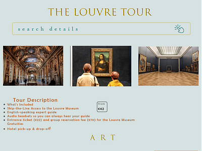 the louvre tour graphic design