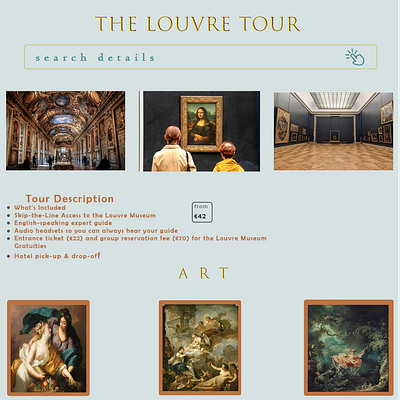 the louvre tour graphic design