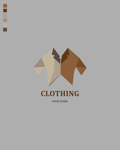 logo for a clothing company branding clothing company graphic design logo modern motion graphics soft vector