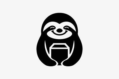 Sloth logo branding design graphic design logo packing sloth vector