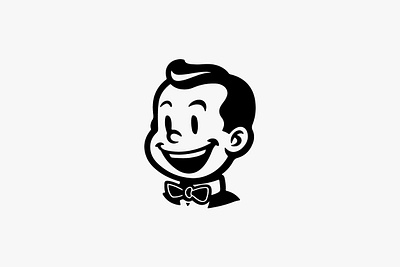 Smiling Guy Logo Design branding design logo vector warmth