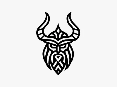 Viking logo design branding design graphic design legacy logo vector