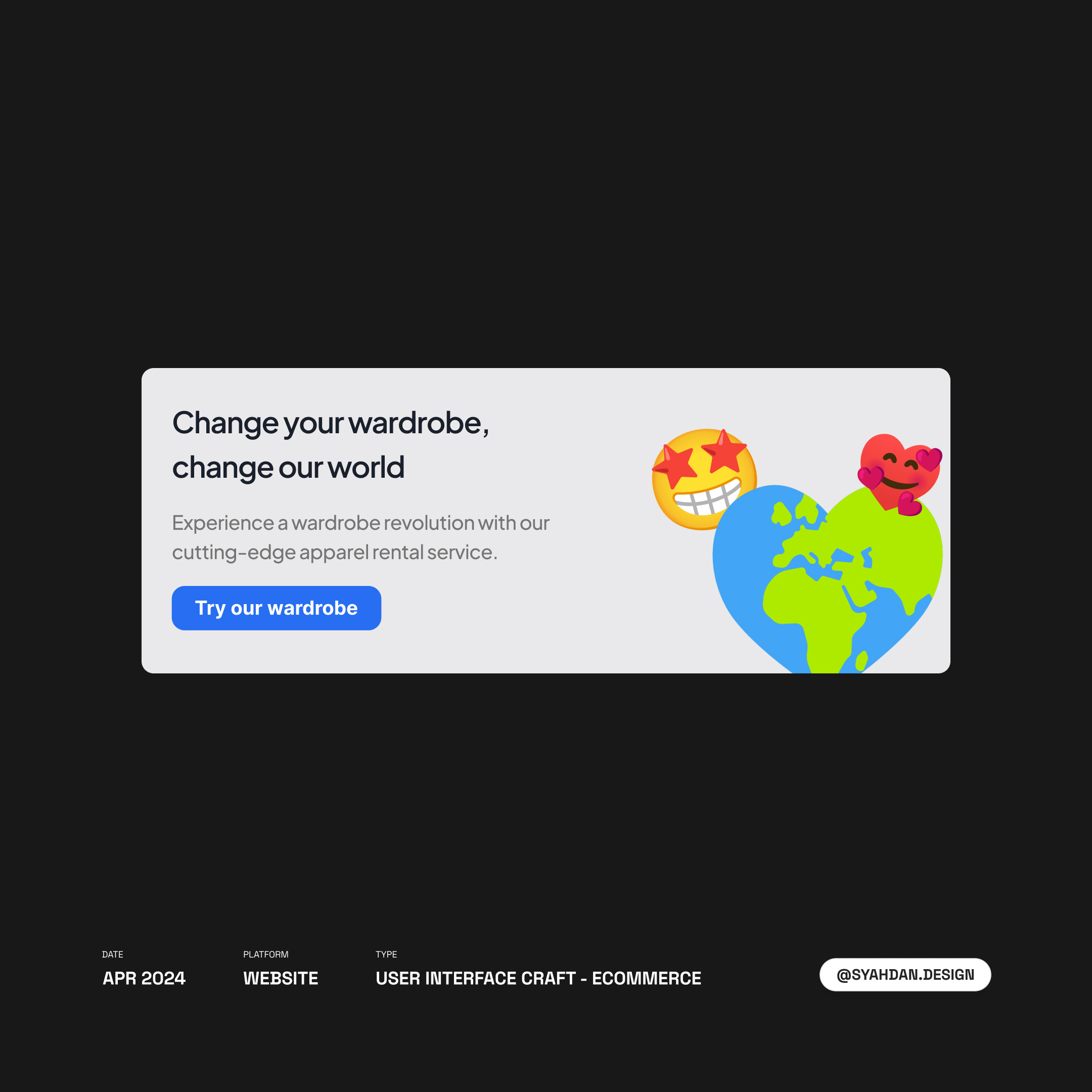 UI Craft - Highlight Action component design ecommerce figma portfolio syahdan ui user interface ux visual design