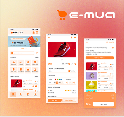 E-Commerce Mobile App UI UX app ui app ui ux ecommerce app figma figma app design mobile app ux ui