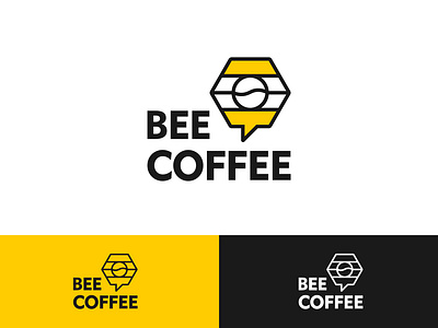 Bee Coffee Logo animal logo bee coffee logo bee logo coffee logo coffee shop logo restaurant logo