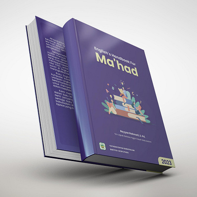 Cover Design English Handbook For Ma'had book graphic design mokup