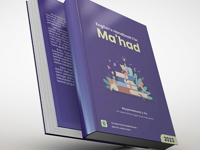 Cover Design English Handbook For Ma'had book graphic design mokup