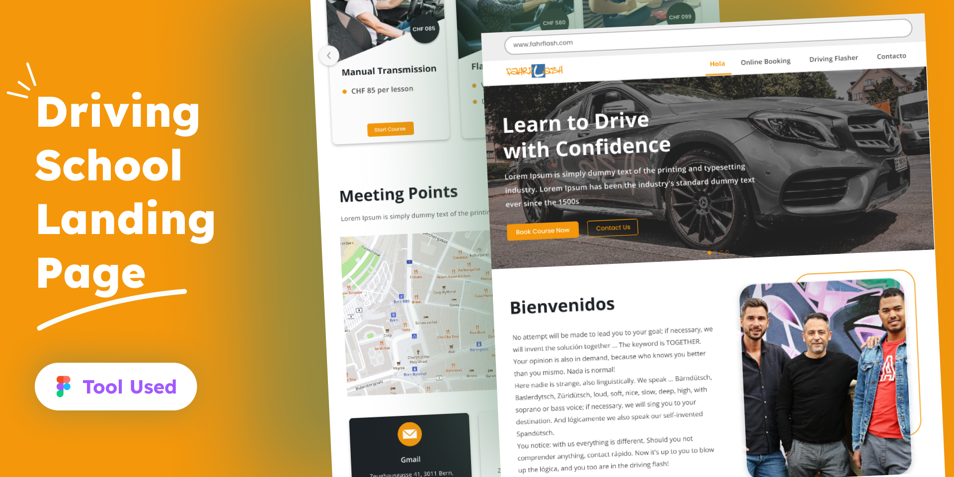Driving School Landing Page