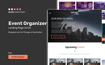 Event Organizer Landing Page UI UX