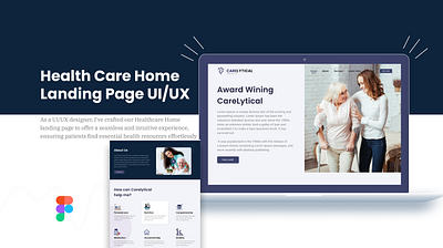 Health Care Landing Page UI UX