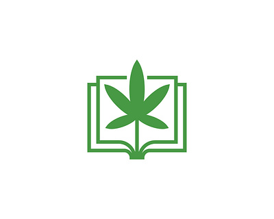 Cannabis Book Logo plant publisher