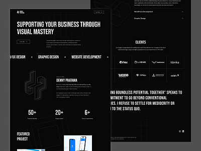 Personal Website Design dark mode design landing page landing page for personal use minimal minimalism personal portfolio personal website portfolio portfolio website responsive simple minimalist elegant simple personal website ui uiux uiuxdesigner ux web design