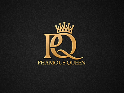 PQ Queen Monogram logo best logo branding fashion logo gfx hand drawn initial logo lettermark logo logoidea logoinspirations logomaker logomark luxury logo monogram queen uiux