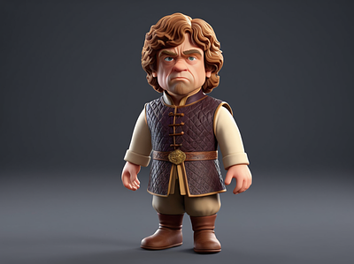 3D of Tyrion Lannister 3d ai aigc tyrion lannister