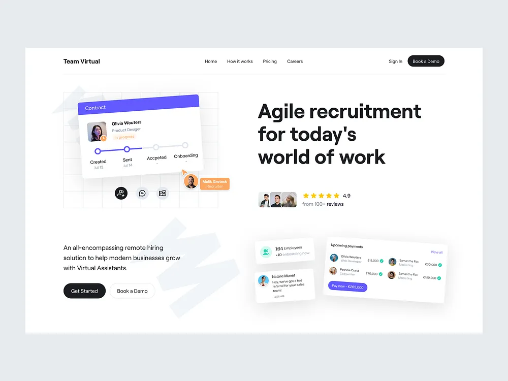 Browse thousands of Recruitment Agency Landing Page images for design Browse thousands of Recruitment Agency Landing Page images for design