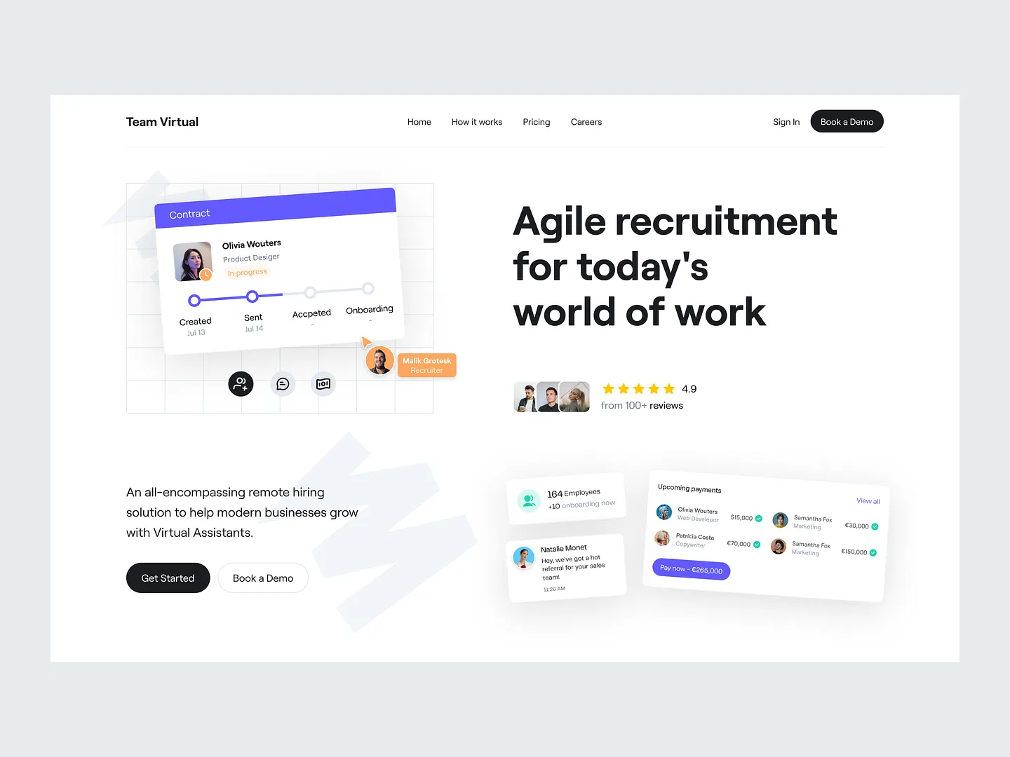 Modern Recruitment Website Design for Agile Hiring Solutions