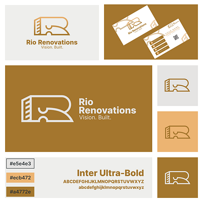 Rio Renovations Logo Design branding graphic design logo