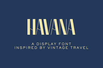 Havana Display Font thin