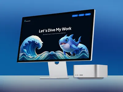 Personal Portfolio Website Design For FrontEnd Developer animation app branding design graphic design illustration mobile portofolio product design ui uiux ux web