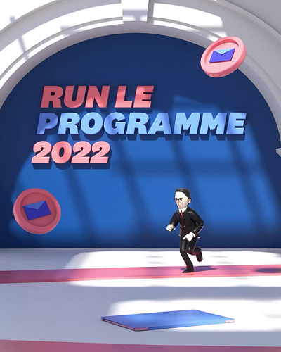 Run le programme - 3D runner - webgl 3d animation character game motion motion graphics webgl