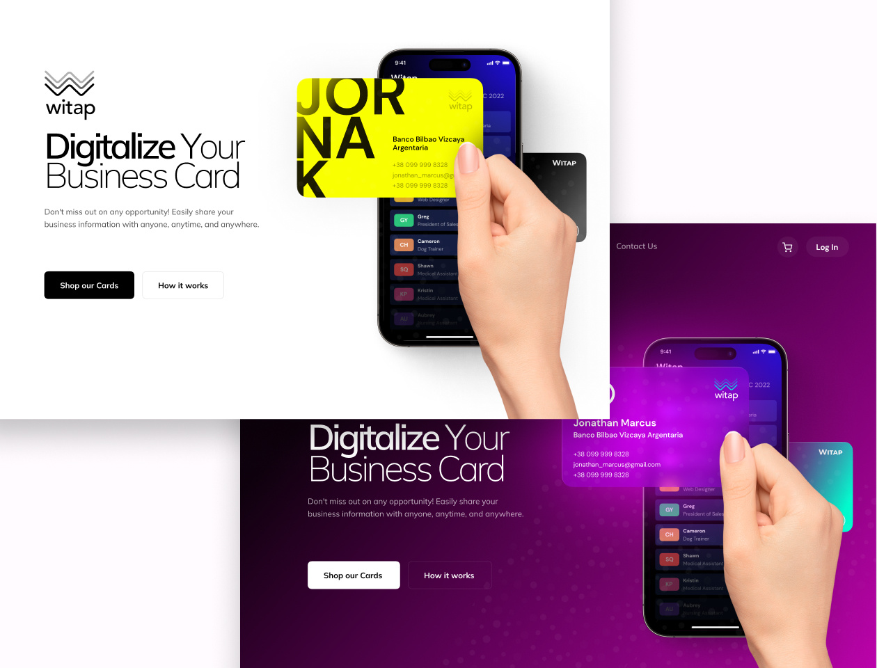 Witap Concepts apple pay business card cryptocurrency payments wallet witap