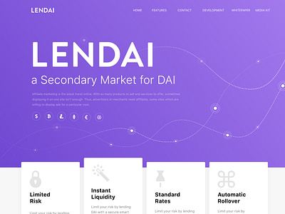 Lendai - A Secondary Market for DAI bitcoin charts coin app cryptocurrency dai lendai market purple wallet