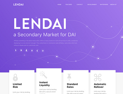 Lendai - A Secondary Market for DAI bitcoin charts coin app cryptocurrency dai lendai market purple wallet