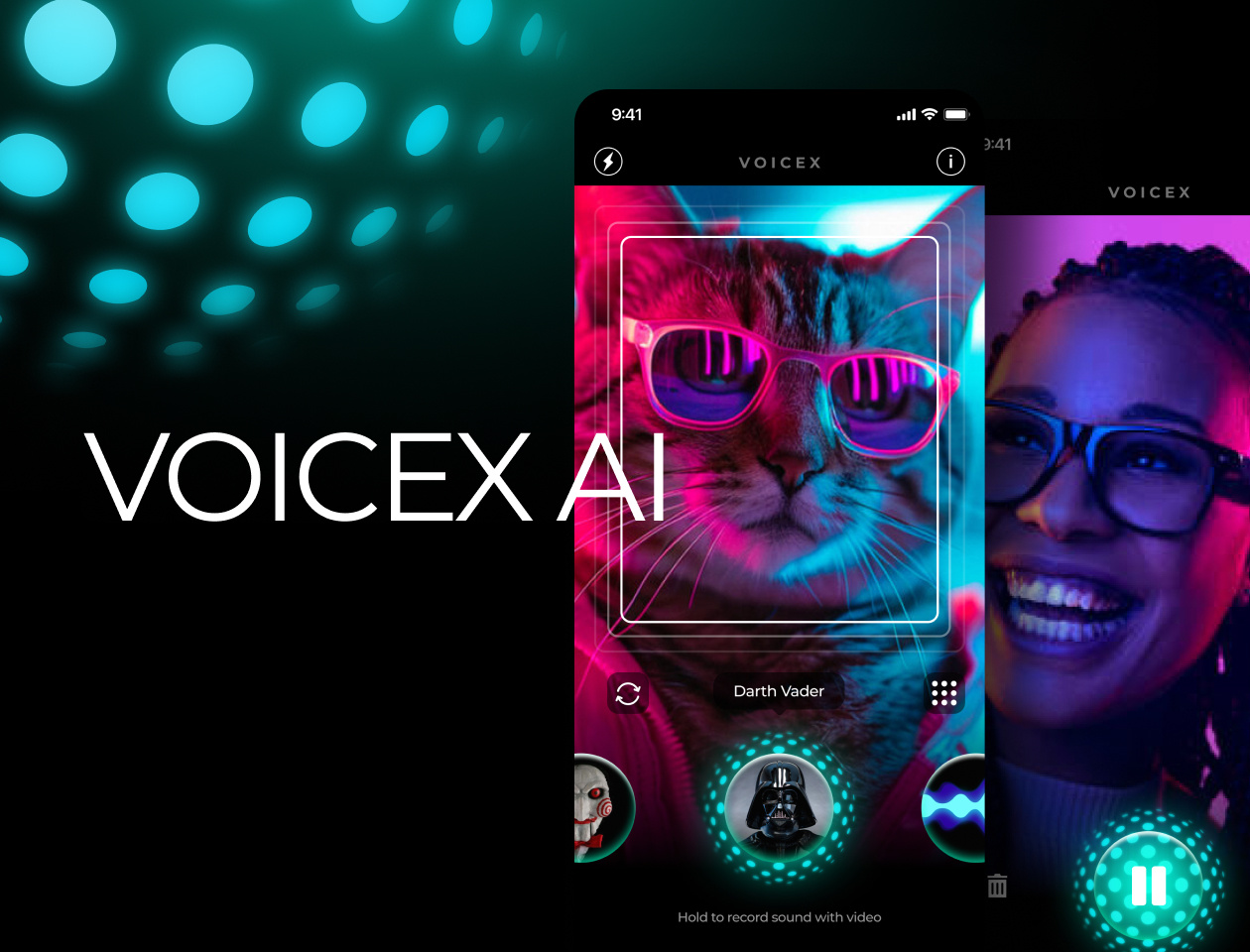 Voicex ai voice change voice app character custom simulator transformation voice over voicex