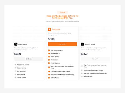 Xenox's Pricing Section app design pricing ui ux web design website