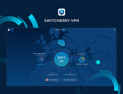 Switcherry VPN Windows custom custom ui desktop ios 18 iphone 18 protection security switcherry traffic ui ux vpn windows