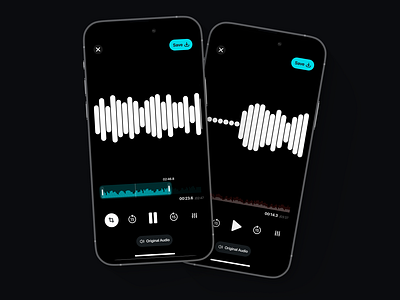 VoiceUp #1 ai app audio ios mobile ui ux