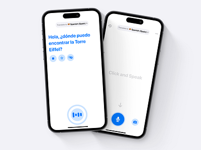 Talk AI #1 ai app ios mobile translate ui ux