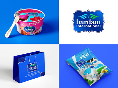 Hardam International logo Design companylogo creativelogo foodlogo hardaminternational hardamlogo internationallogo jakirvector milklogo minimalist modernlogo organicfood zohirulart