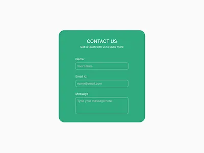 Daily UI Challenge 028: Contact 028 contact dailyui ui ux