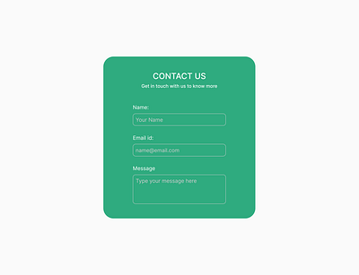 Daily UI Challenge 028: Contact 028 contact dailyui ui ux