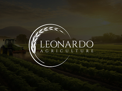 Leonardo Agriculture logo agricultural logo agriculture company logo agriculture farm logo agriculture logo brand identity branding business logo creative agriculture logo farm logo farming logo graphic design grass logo green logo land logo landscape logo landscaping logo logo design organic farm logo plantation logo planting logo