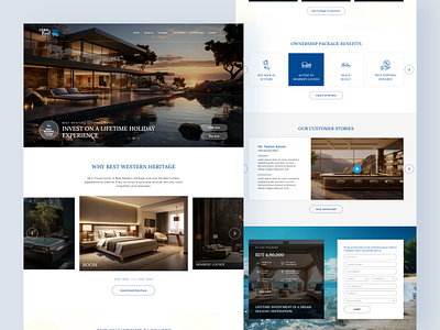 A Timeless Escape | Real Estate Website Design agency apartment architecture clean footer home home page hotel house portfolio property real estate real estate agency real estate website rent residence ui design web design web property website