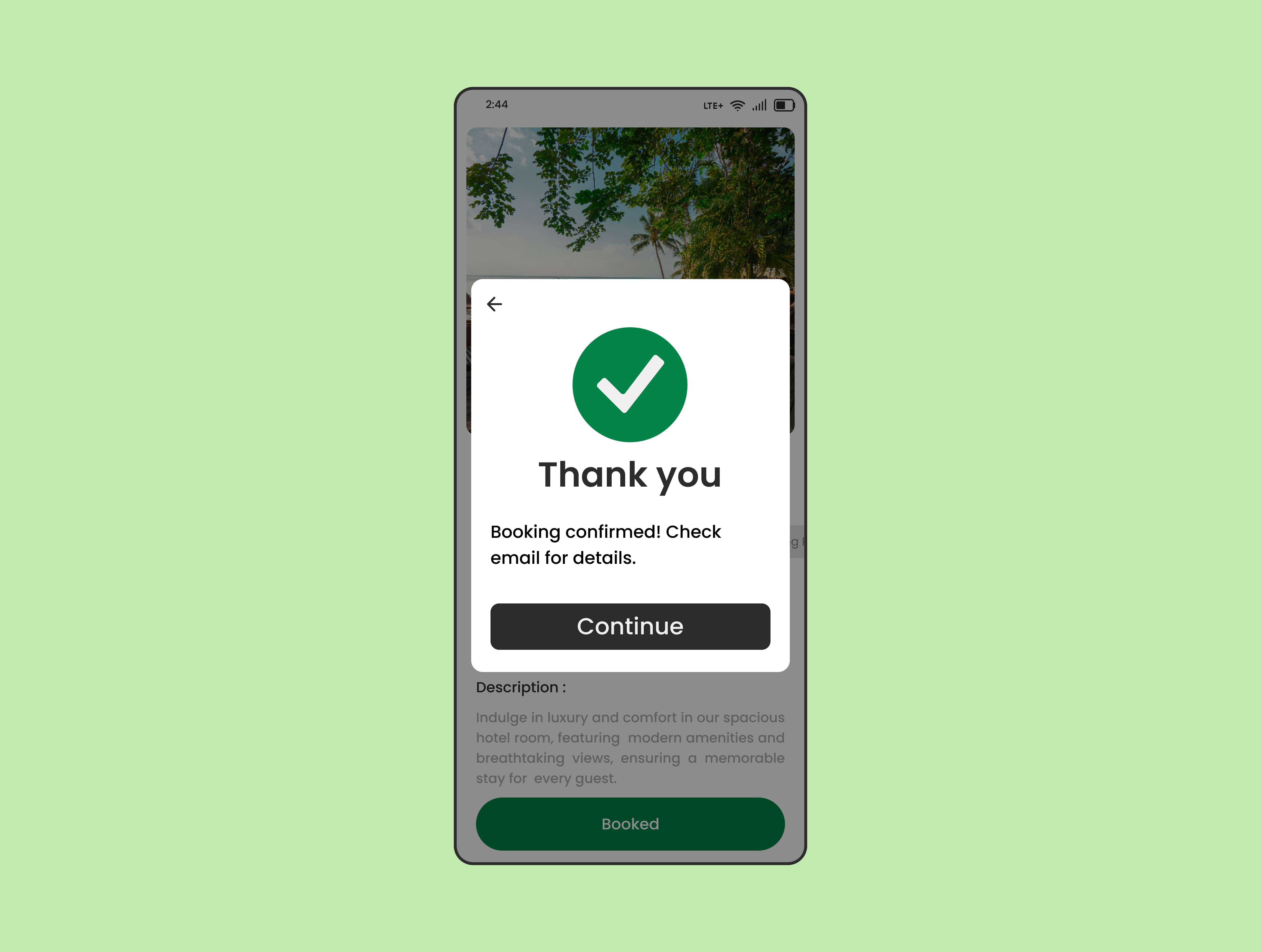 Day 77/100 Thank you 077 100 day ui challange animation branding daily ui 077 dailyui077 day077 design graphic design hotel booking illustration logo thank you thank you message thank you page ui ux vector