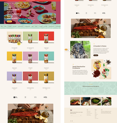 FLora & Mana: Landing page