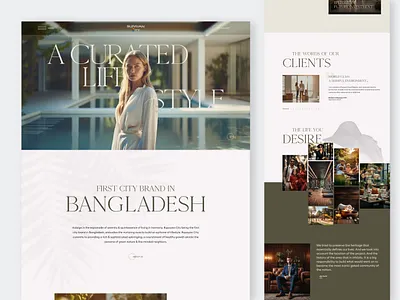 A Curated Lifestyle | Rupayan City Website UI/UX Design agency apartment architecture clean design house landing page logo design minimal portfolio property property web real estate real estate website ui ui design web web design website website design
