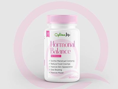 Hormonal Balance Supplement Design dietary supplement health supplement label design mockup nutrition supplement packaging design product design protein supplement supplement design supplement label design women supplement