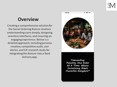 Social Ordering-App app mobile ui • responsive design • user interface design