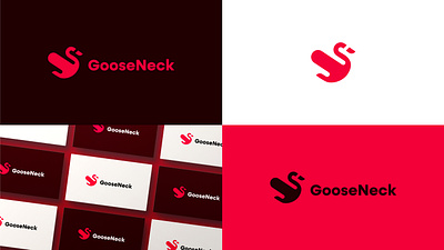 Logo abstract logo animal logo bird logo branding goose goose logo graphic design logo logo design modern logo red logo wire logo