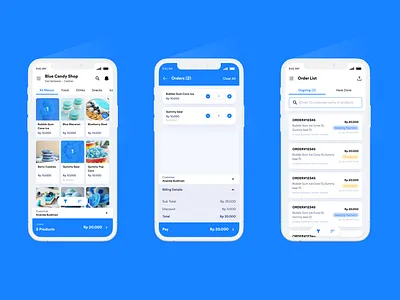 Point of Sales (Cashier) App design mobile point of sales pos ui