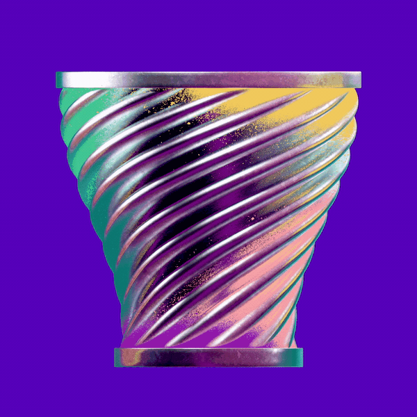 Spinning metal bowl by Hitoshi Morita on Dribbble