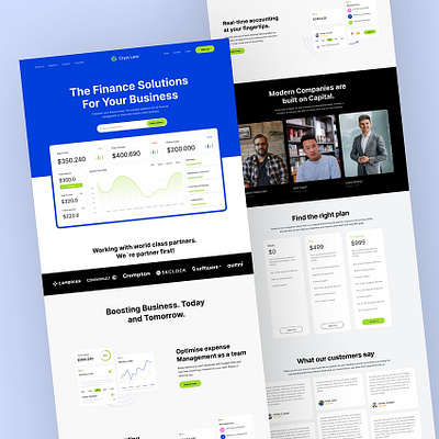 Fintech 💼 - Website Design blue theme creative design design ecommerce finance website fintech website graphic design responsive design ui uiux ux web design