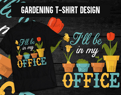 Gardening T-shirt Design garden tshirt designs